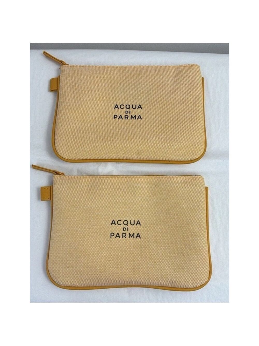 ACQUA DI PARMA travel bags SET of TWO cosmetic bags makeup case travel accessory